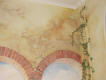Настенная живопись, изображение арок и неба